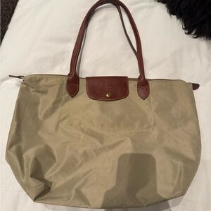 Longchamp Les Pliages Large Nylon coated canvas Tote Bag in great condition